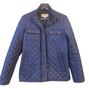 Michael Kors Navy Quilted Jacket - Sz Small
